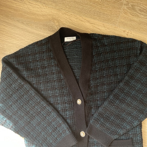 set - aritzia babaton lacer cardigan and salvatore skirt - Picture 3 of 5